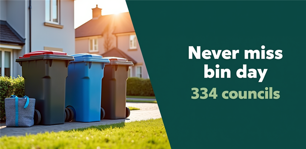Binformation — UK bin day reminder app | Never miss bin day
